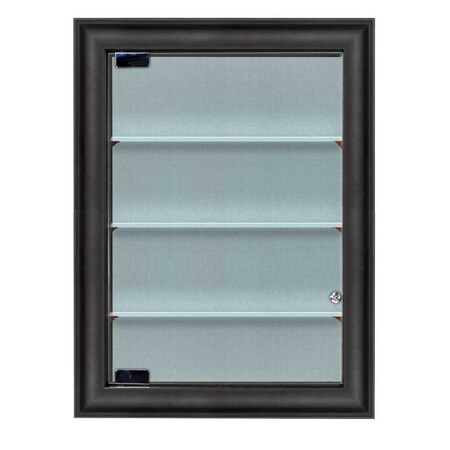 United Visual Products Outdoor Enclosed Combo Board, 42"x32", White Frame/White Porc & Forbo UVCB4232ODW-WHTPORC-FORBO